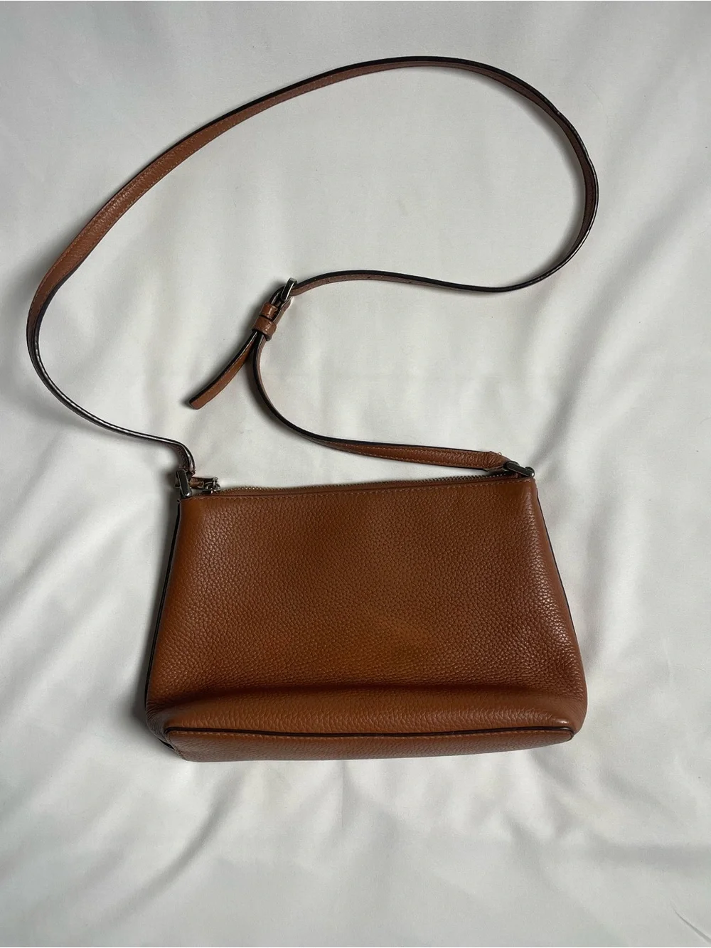 kate spade New York Pebbled Leather Crossbody Bag in Brown